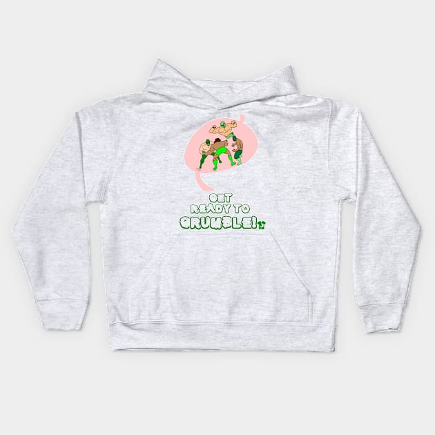 Get Ready to Grumble! Kids Hoodie by theenvyofyourfriends